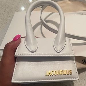 White Jacquemus Bag. 100% Authentic with Tags and receipt.